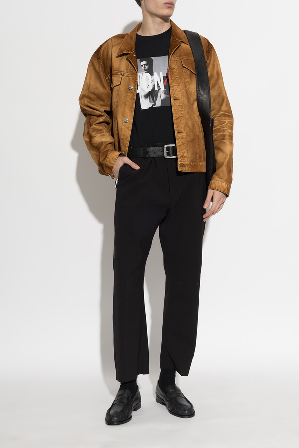 Dsquared2 Bawełniany t-shirt z nadrukiem