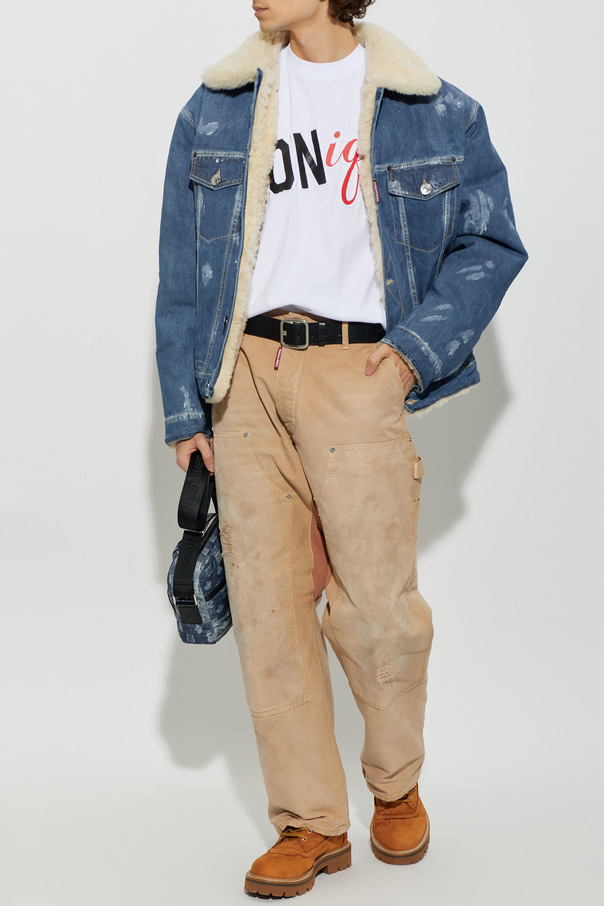 Dsquared2 Cotton t-shirt with stitched logo