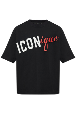 Cotton T-shirt with logo print