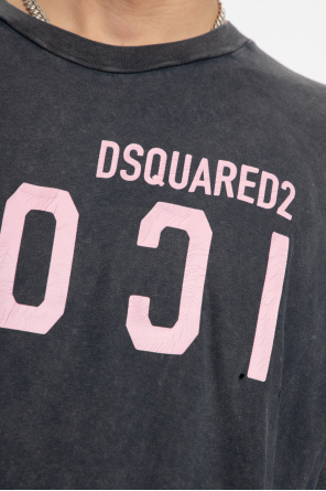 Dsquared2 MISBHV rhinestone-embellished T-shirt