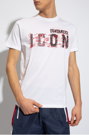Dsquared2 gramicci one point slit t shirt navy wine