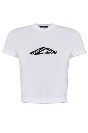 Short t-shirt with logo