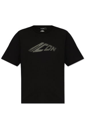 T-shirt with printed logo