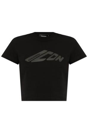 T-shirt with printed logo