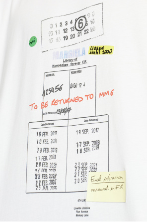 MM6 Maison Margiela T-shirt com estampado