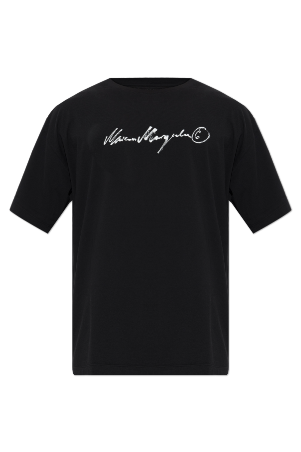 T-shirt with printed logo od MM6 Maison Margiela