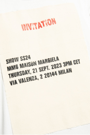 MM6 Maison Margiela Bawełniany t-shirt