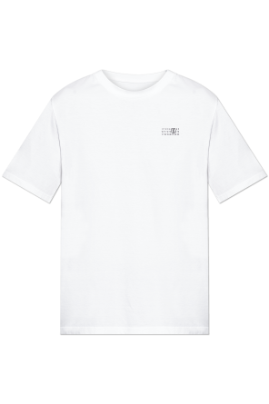 T-shirt z logo od MM6 Maison Margiela