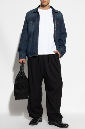 T-shirt z logo od MM6 Maison Margiela