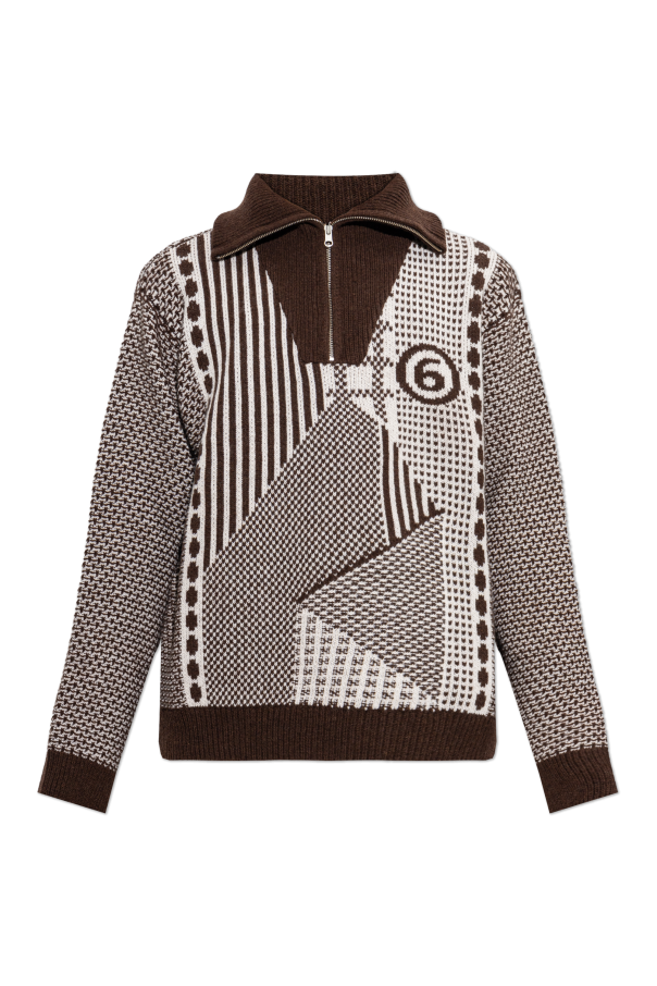 Sweater with a stand-up collar od MM6 Maison Margiela