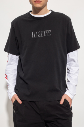 AllSaints T-shirt z logo ‘Shadow’