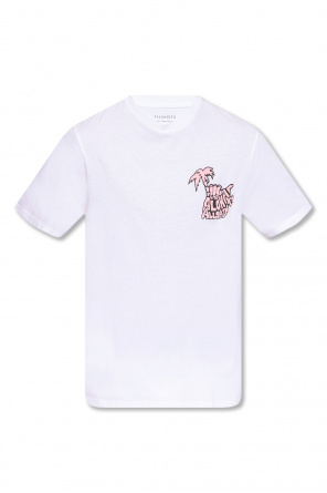 Hollister T-shirt met logostreep in roze