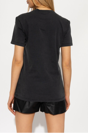 AllSaints ‘Silver’ T-shirt Collar with logo