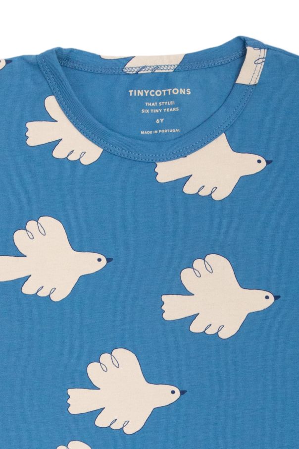 Tiny Cottons T-shirt z motywem gołębi