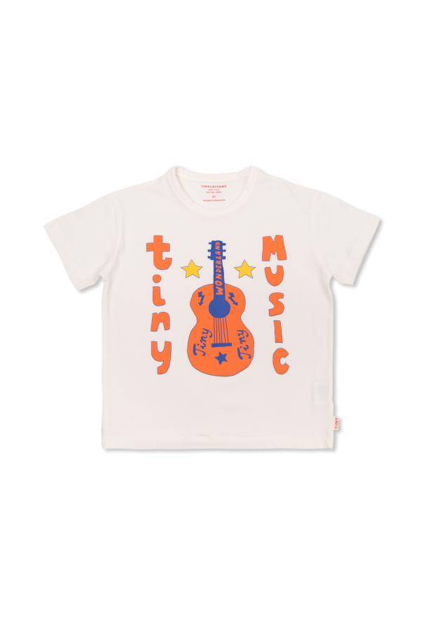 T-shirt with guitar motif od Tiny Cottons