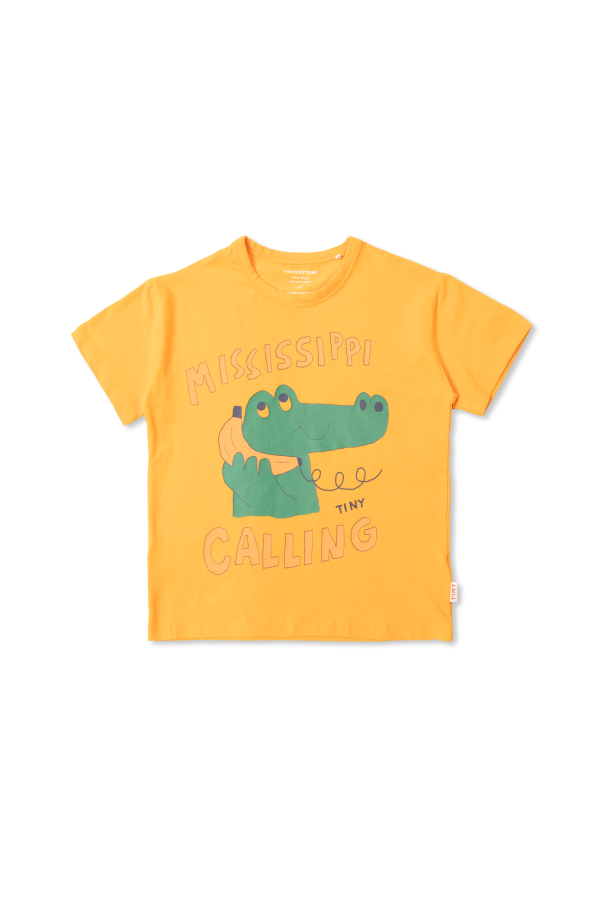 Tiny Cottons T-shirt z motywem krokodyla