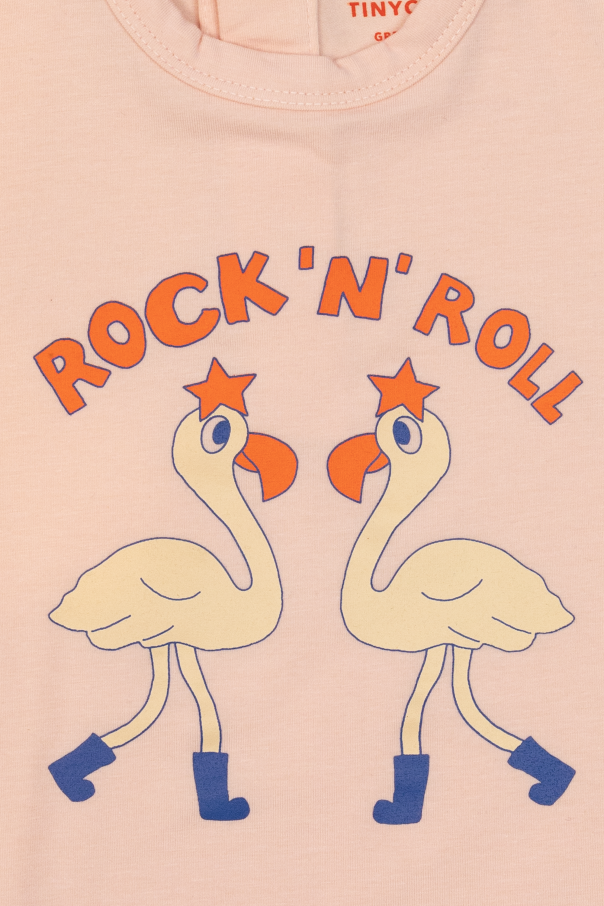 Tiny Cottons T-shirt with flamingo motif