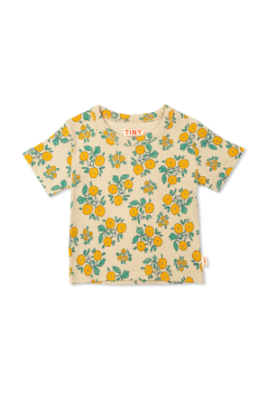T-shirt with floral motif