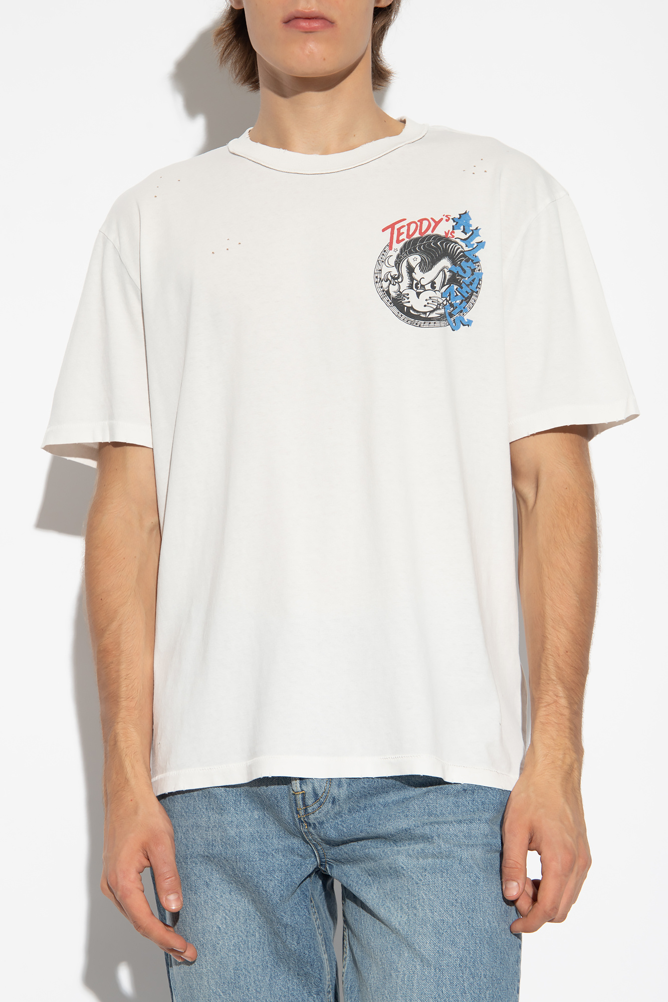 White 'Stray' printed T-shirt AllSaints - Vitkac Canada