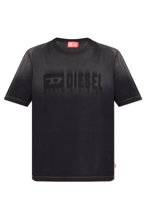 Diesel T-shirt z logo `T-ADJUST-K4`