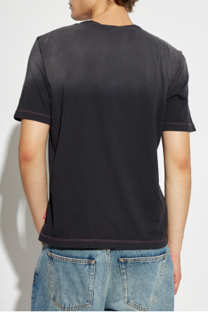 Diesel T-shirt z logo `T-ADJUST-K4`