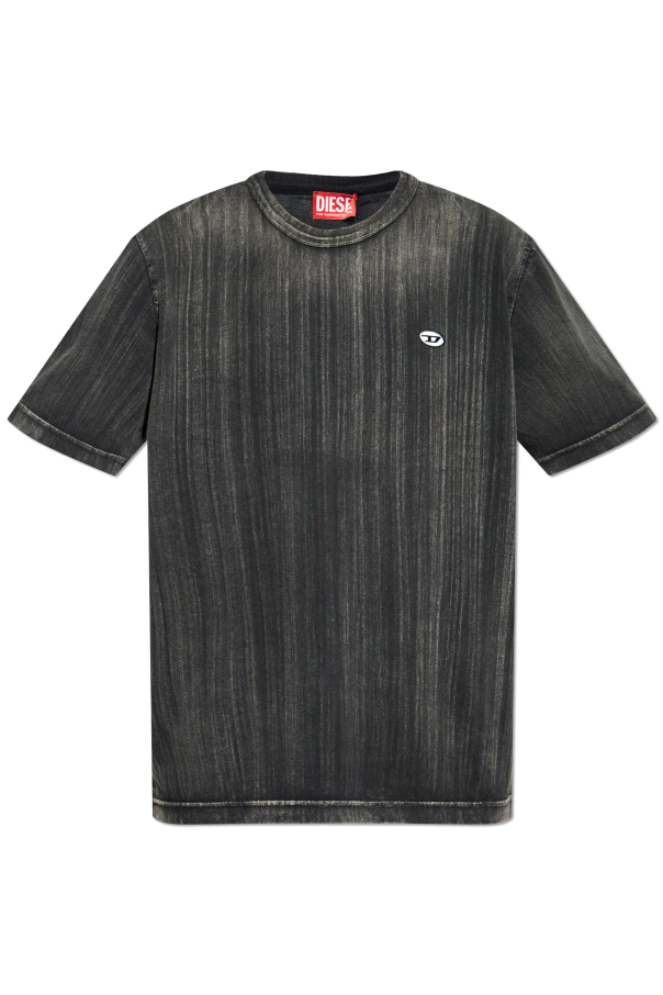 Diesel T-shirt z logo `T-ADJUST-K8`