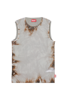 Diesel Mixed Material Top 'T-BISCO-BURN-ART'