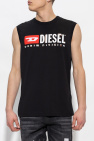 Diesel BLACK ‘T-BISCO-DIVSTROYED’ sleeveless T-shirt