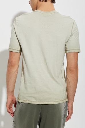 Diesel Baumwoll-T-Shirt ‘T-BOWIE’ mit aufgenähtem Logo