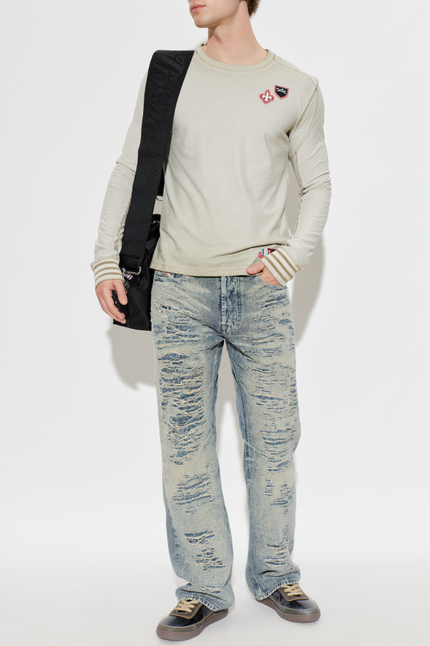 Diesel T-shirt ‘T-BOWIE-LS’