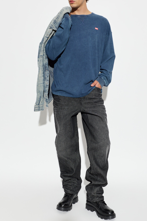 Diesel T-shirt ‘T-BOXT-LS-RAW’
