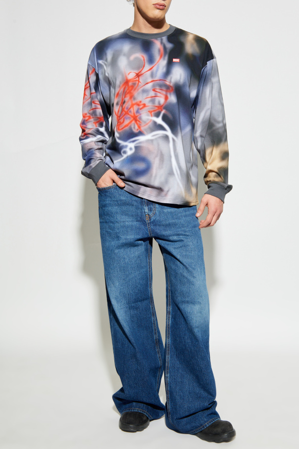 Diesel T-shirt 'T-BOXT-LS-V4'