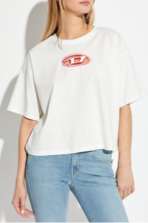 Diesel T-shirt T-BUXT-CROP-OD