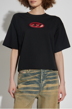 Diesel T-Shirt `T-BUXT-CROP-OD`