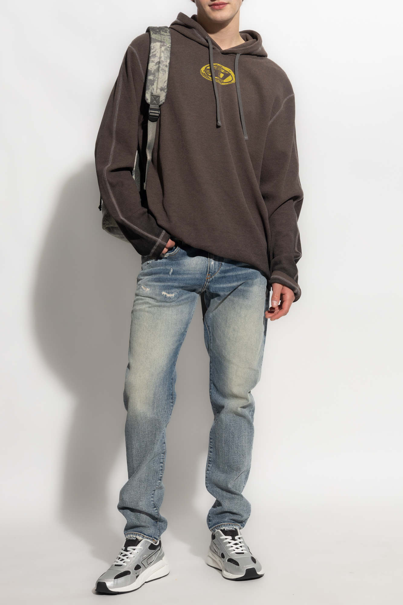 Diesel ‘T-CRONE’ ribbed hoodie