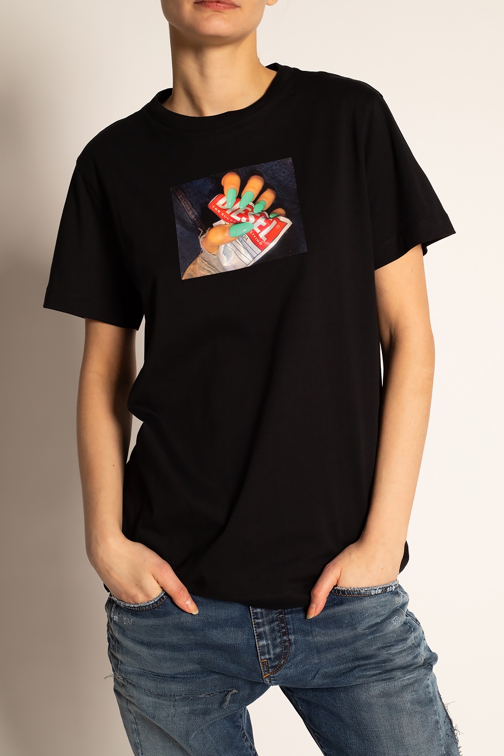 diesel rainbow t shirt