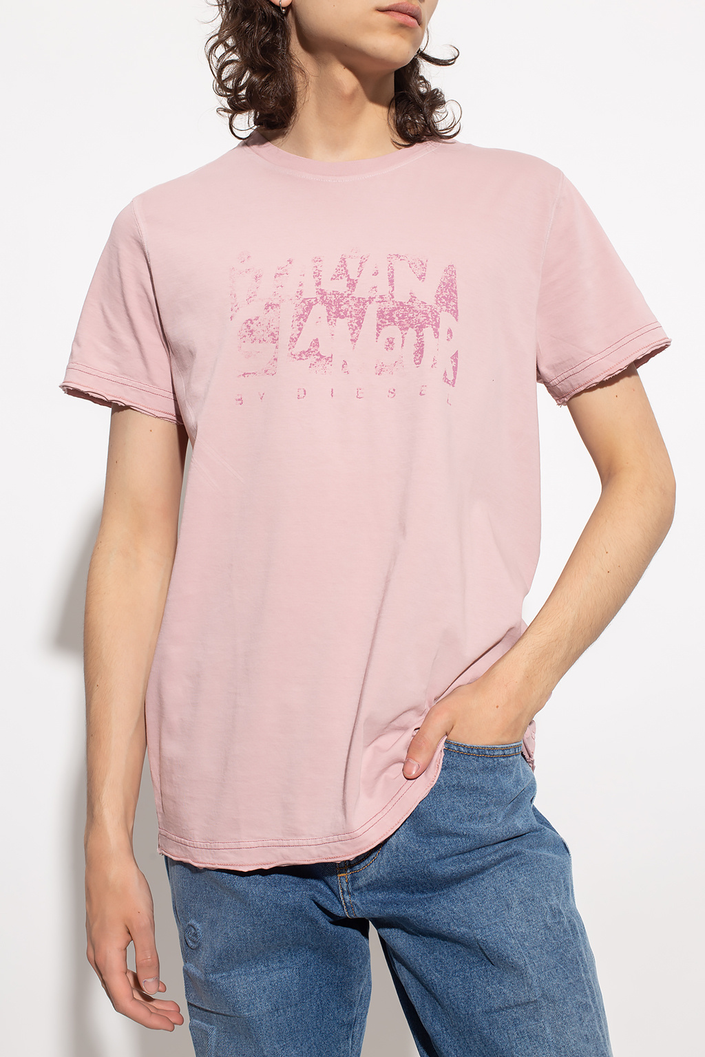 diesel pink shirt