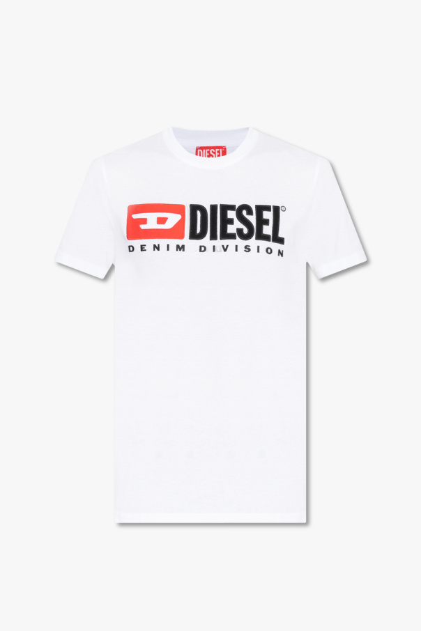 Diesel ‘T-DIEGOR’ T-shirt half-zip with logo