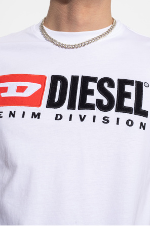 Diesel ‘T-DIEGOR’ T-shirt half-zip with logo