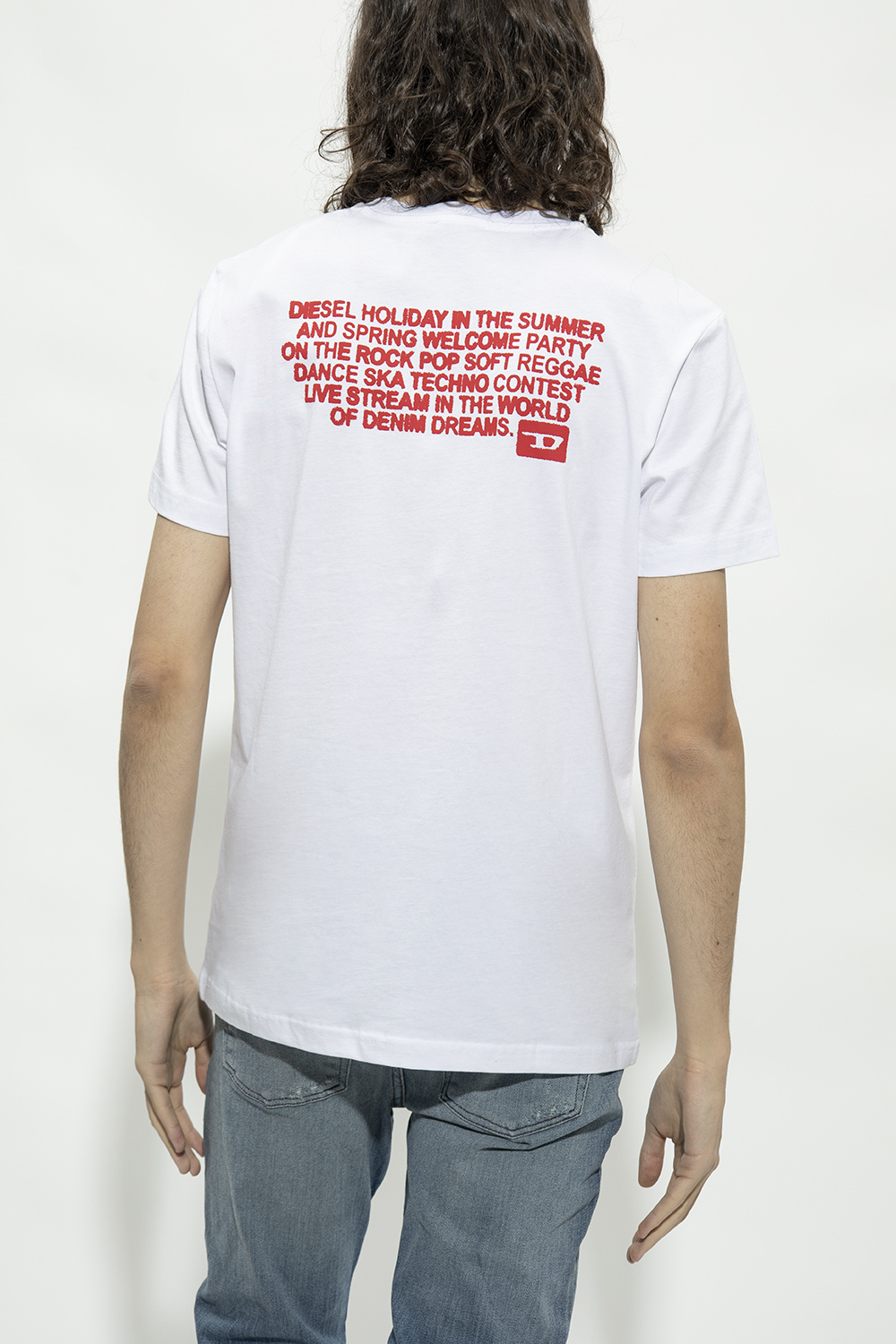 Men\'s Clothing - Diesel \'T Industries - Reflective T | eng shirt - | T Label Alpha StclaircomoShops - DIEGOR product Shirt K57\' 28288