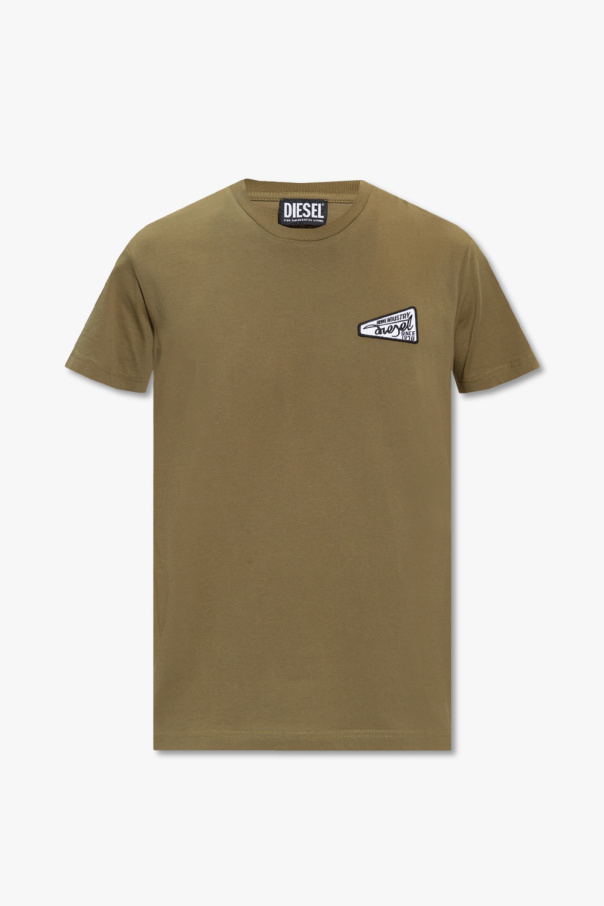 Diesel T-shirt z naszywką ‘T-DIEGOR’