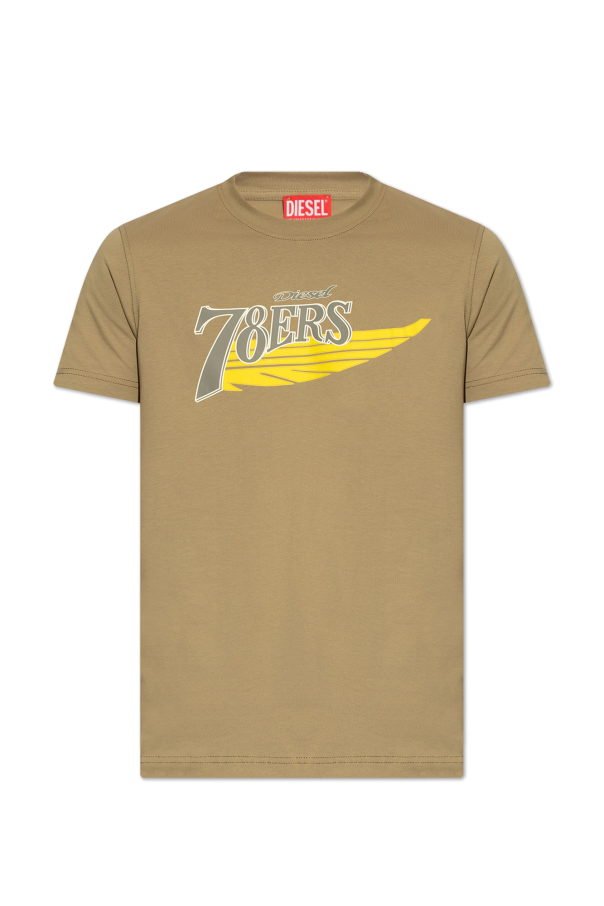 Diesel T-shirt z nadrukiem ‘T-DIEGOR-K75’