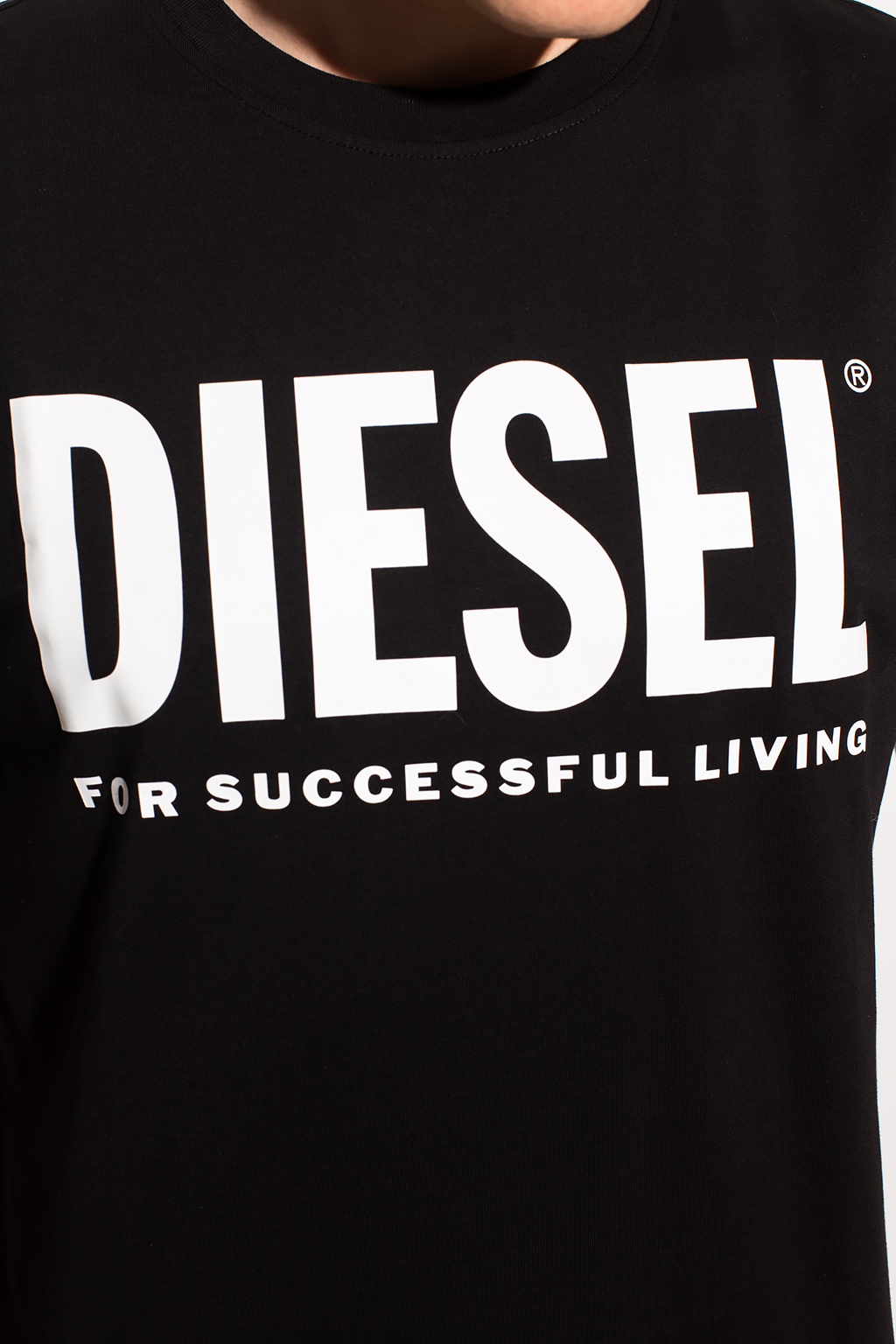 Diesel T-shirt A Maniche Corte In Piqué Traspirante Sport