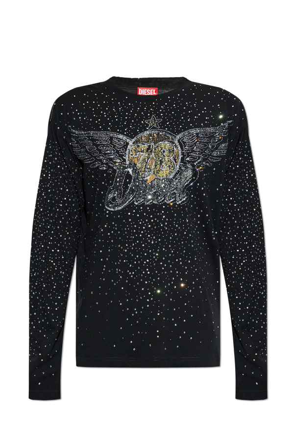 T-shirt ‘T-EDRO-CRT-LS-C’ od Diesel
