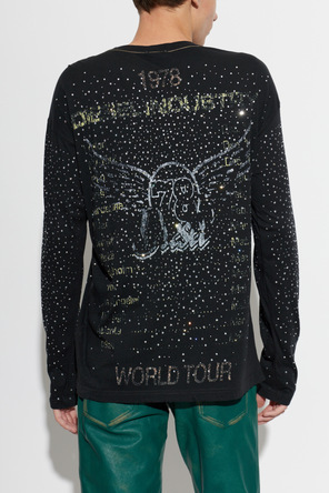 Diesel T-shirt ‘T-EDRO-CRT-LS-C’