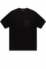 short sleeve t-shirt Cloud in black with graphic print