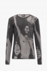 Diesel GREY ‘T-IBBER-LS’ T-shirt with long sleeves