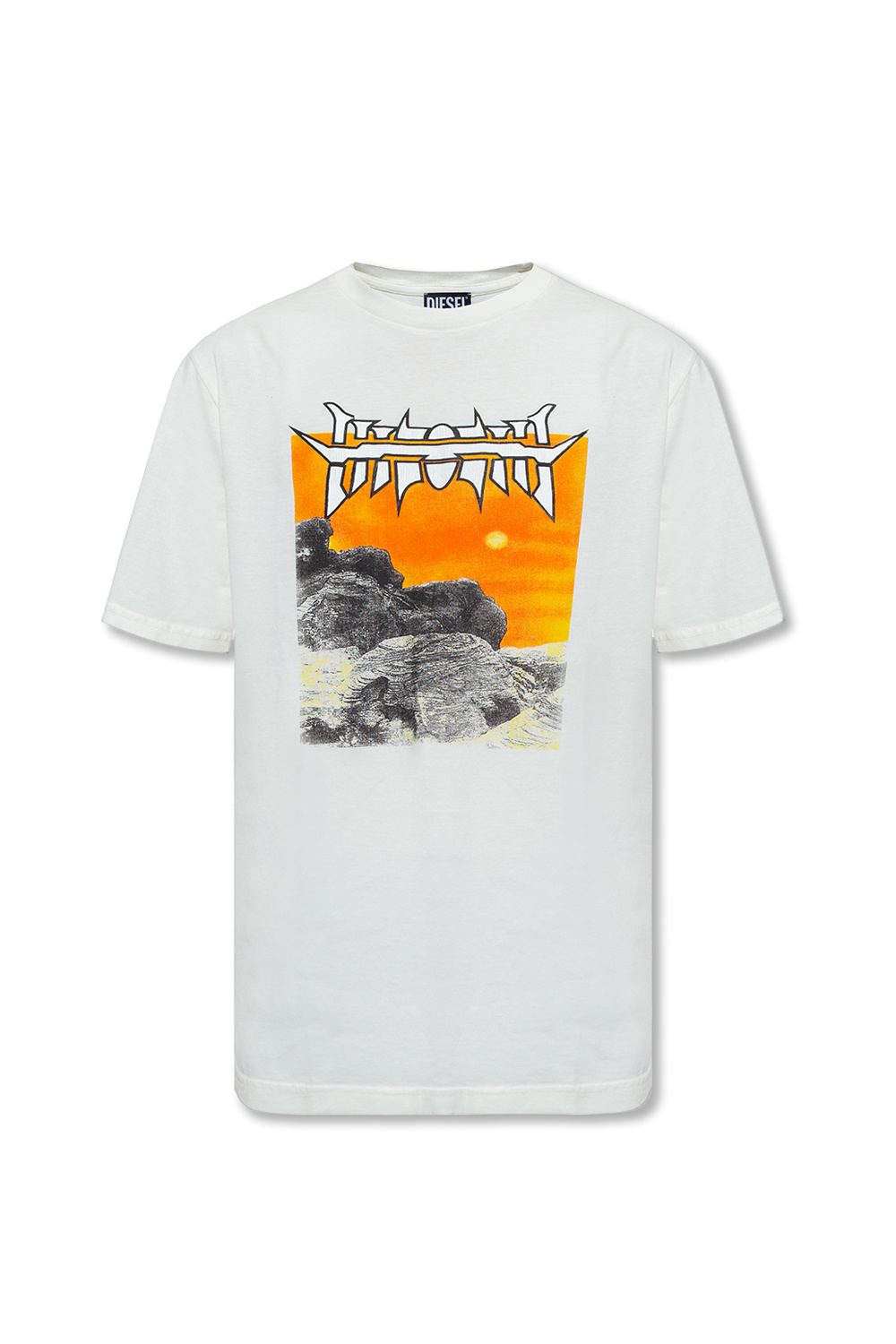 StclaircomoShops | anthracite Diesel Men\'s - clubwear 1 on vsct shirt white Clothing Just\' \'T shirt t - T 2 - printed | melange