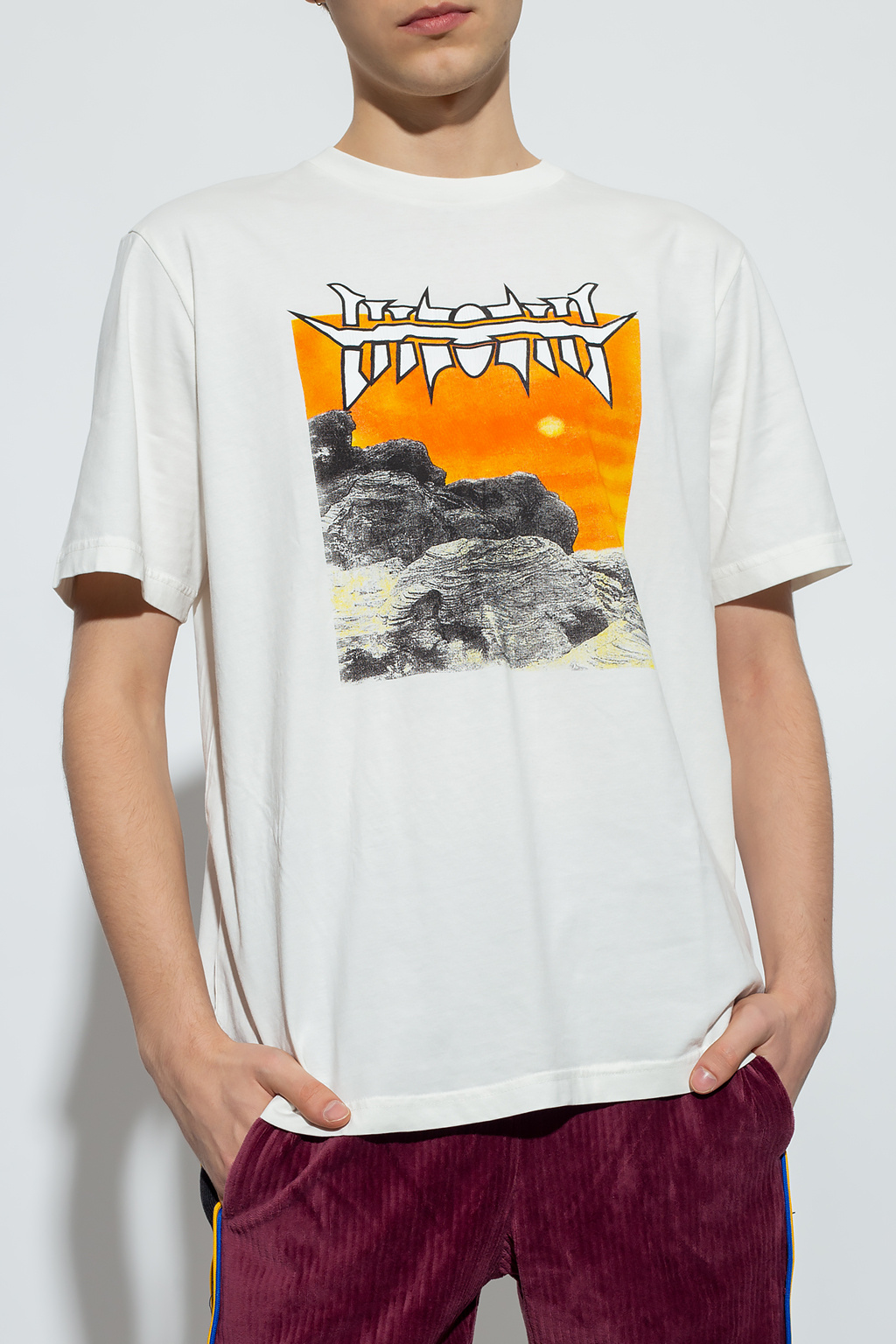 StclaircomoShops | Diesel 'T - Men's Clothing - Just' printed T | shirt -  vsct clubwear 2 on 1 t shirt anthracite melange white