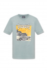 T-shirt Columbia Ranco Lake azul elétrico infantil
